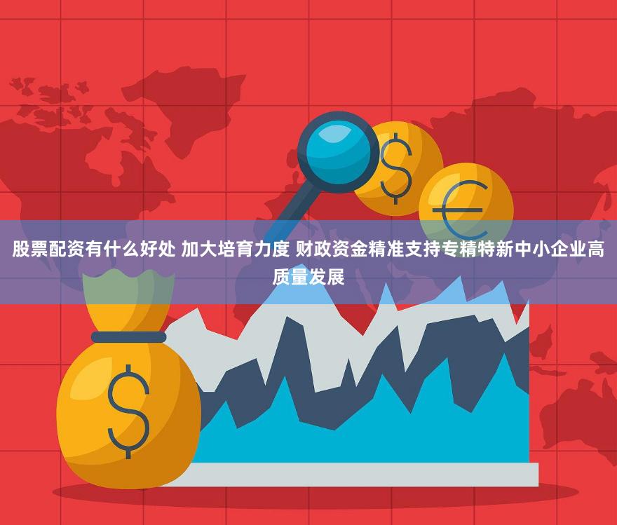 股票配资有什么好处 加大培育力度 财政资金精准支持专精特新中小企业高质量发展